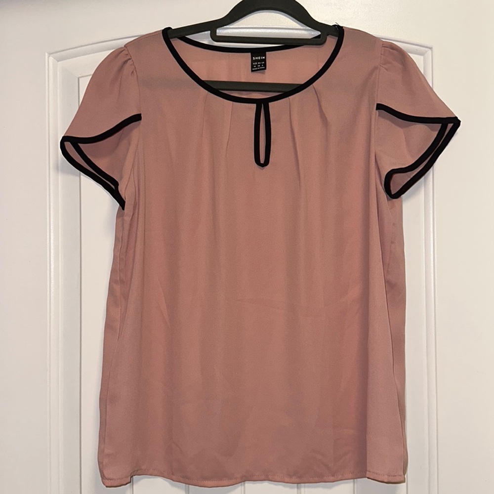 SHEIN Pink Work Blouse Size M - Never Worn